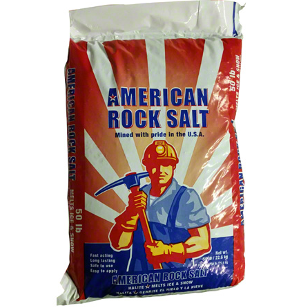 ROCK SALT 50LB. ICE MELT